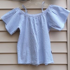 T2LOVE Girl's Plaid Top, size 12